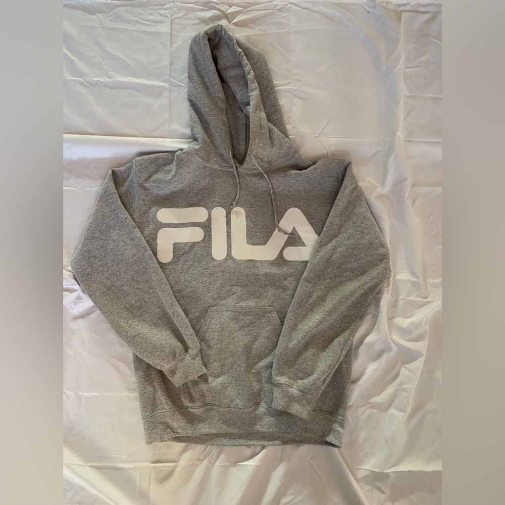 Gray Fila Hoodie!